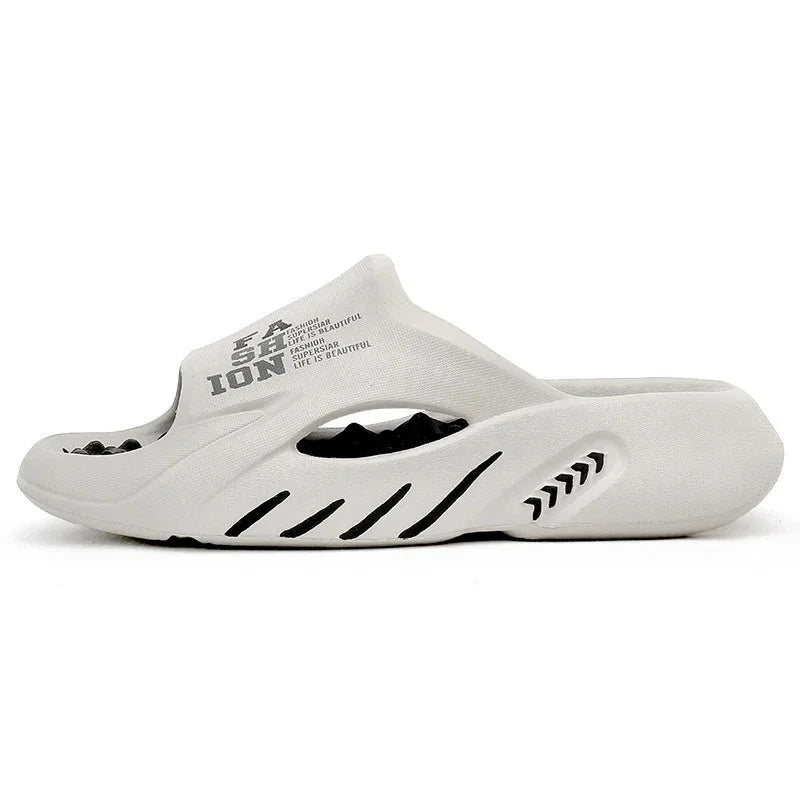 New Summer Men Massage Slippers Sides Indoor Outdoor Sandals Beach Casual Shoes