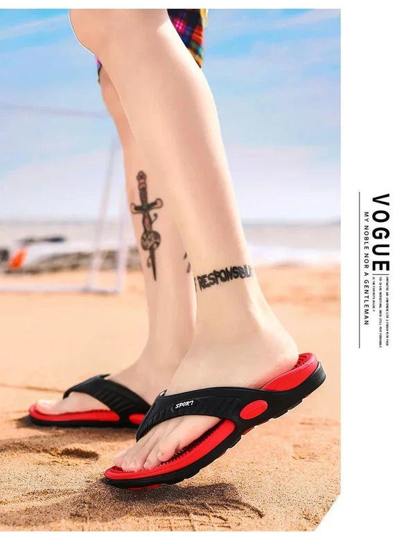 Massage Flip-flops Summer Men Slippers Beach Sandals Comfortable Men Casual Shoe