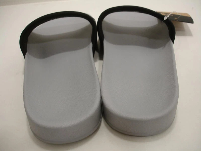 The North Face Men's sz 12 M Base Camp Slide II Black Lime Green Slipper Slip-On