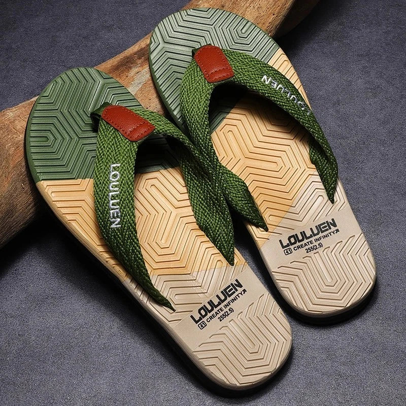 Men Summer Flip Flops Breathable Casual Beach Slippers Outdoor Slides Shoes Gift