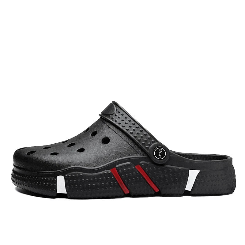 Mens Slip on Garden Mules Clogs Shoes Sports Sandals Beach Swim Slippers Shoes