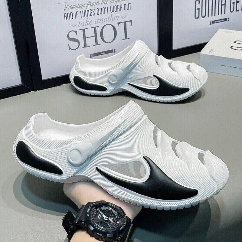 Men's Clogs Slip on Casual Shoes Waterproof Slippers Garden Beach Swim Sandals