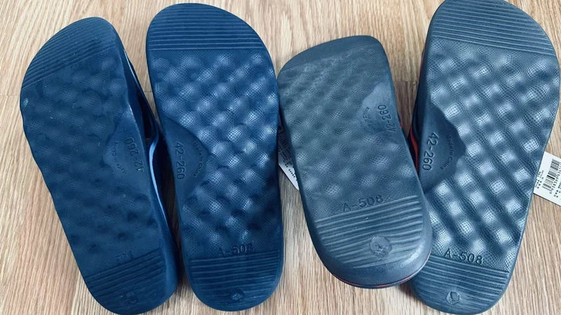 2 NEW Men's Spa Shower Sandals slipper Comfortable Pool Slides Beach Shoes SZ M8