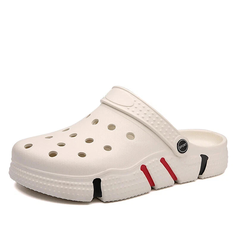 Mens Slip on Garden Mules Clogs Shoes Sports Sandals Beach Swim Slippers Shoes