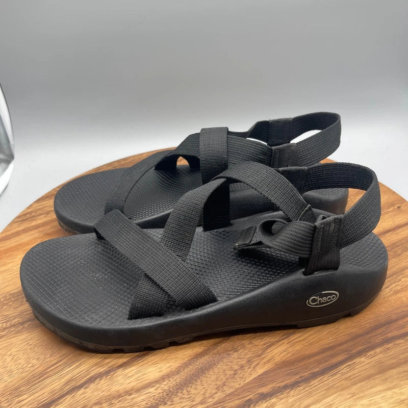 Chaco ZCloud Sandals Mens Size 12 Black Strappy Outdoor Walking Hiking Shoes