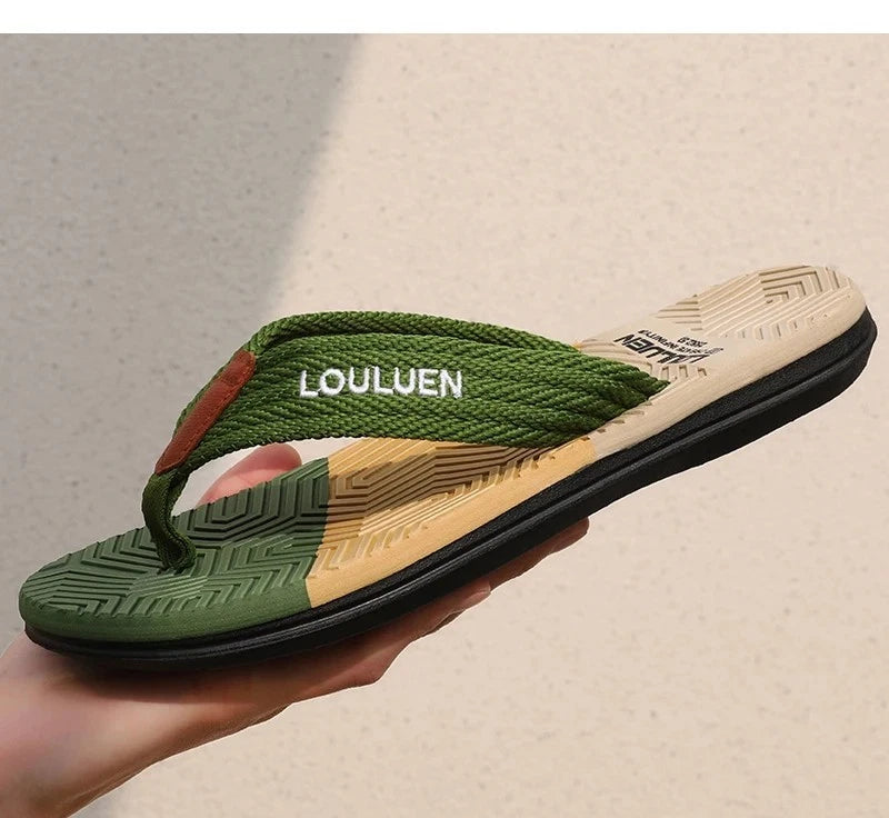 Men Summer Flip Flops Breathable Casual Beach Slippers Outdoor Slides Shoes Gift