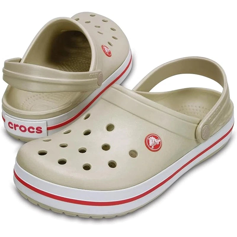 Crocs Unisex Men's and Women's Crocband Clogs Stucco 6 Women 4 Men