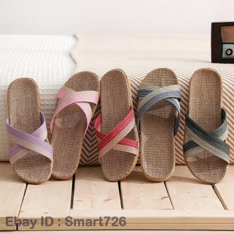 Fashion Men Slip on Slides Indoor Home Slippers Summer Sandal Casual Beach Shoes