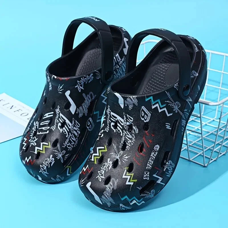 New Fashion Summer Men's Beach Shoes Foam Anti Slipper Casual Sandals Hole shoes