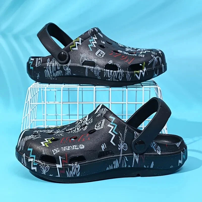 New Fashion Summer Men's Beach Shoes Foam Anti Slipper Casual Sandals Hole shoes