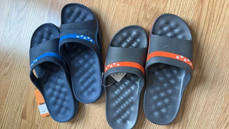 2 NEW Men's Spa Shower Sandals slipper Comfortable Pool Slides Beach Shoes SZ M8