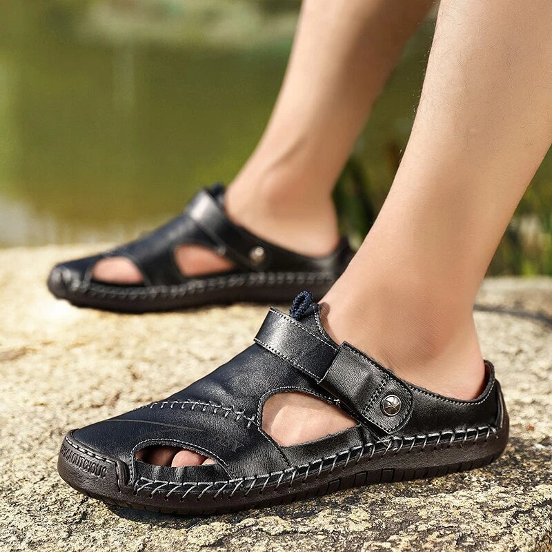 Summer Men's Non-slip Sandals Outdoor Sports Breathable Casual Beach Slippers