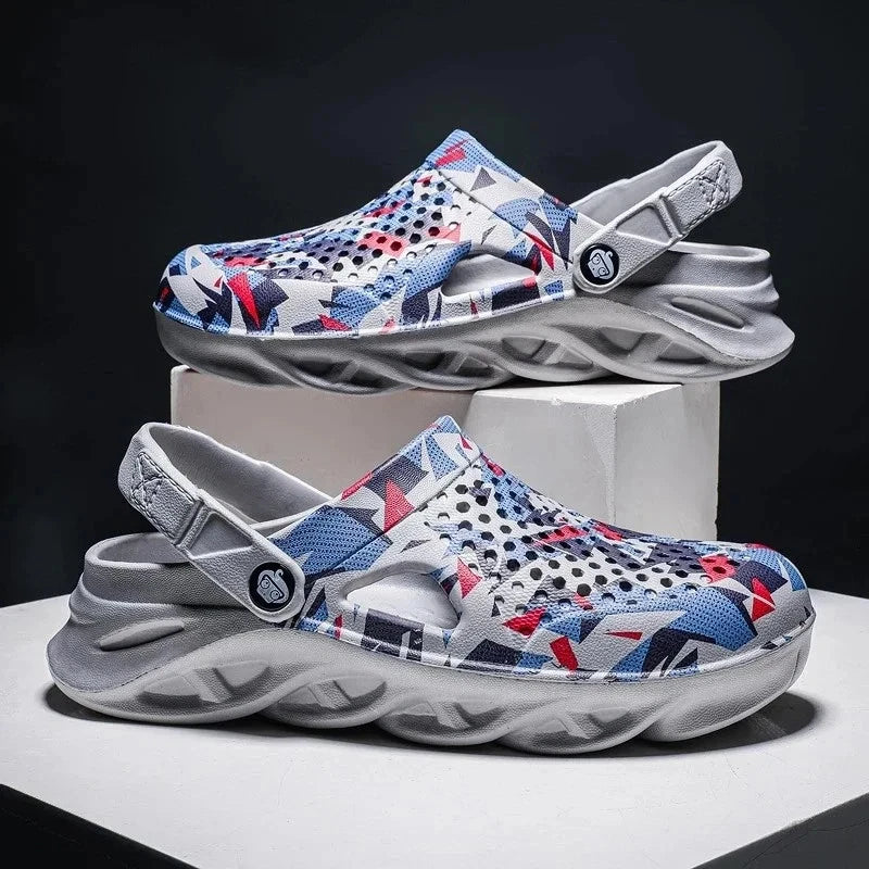 Summer Slippers Mens Clog Platform Women Beach Sandals Outdoor Casual  Comfort