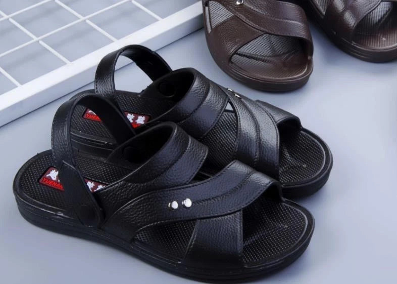 Summer Open Toe Men New Slingbacks Sandals Slippers Beach Shoes Casual Non-Slip