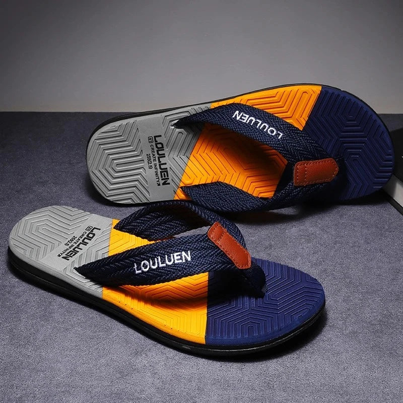 Men Summer Flip Flops Breathable Casual Beach Slippers Outdoor Slides Shoes Gift