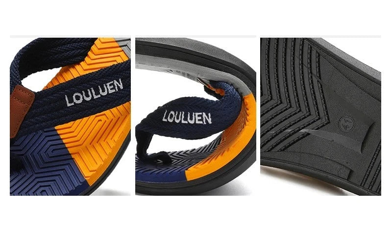 Men Summer Flip Flops Breathable Casual Beach Slippers Outdoor Slides Shoes Gift
