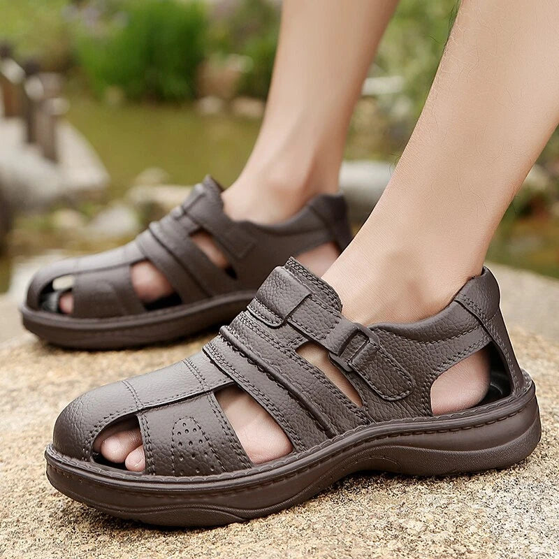 Summer Sandals for Men Fashion Comfortable Wearproof Soft Beach Slippers