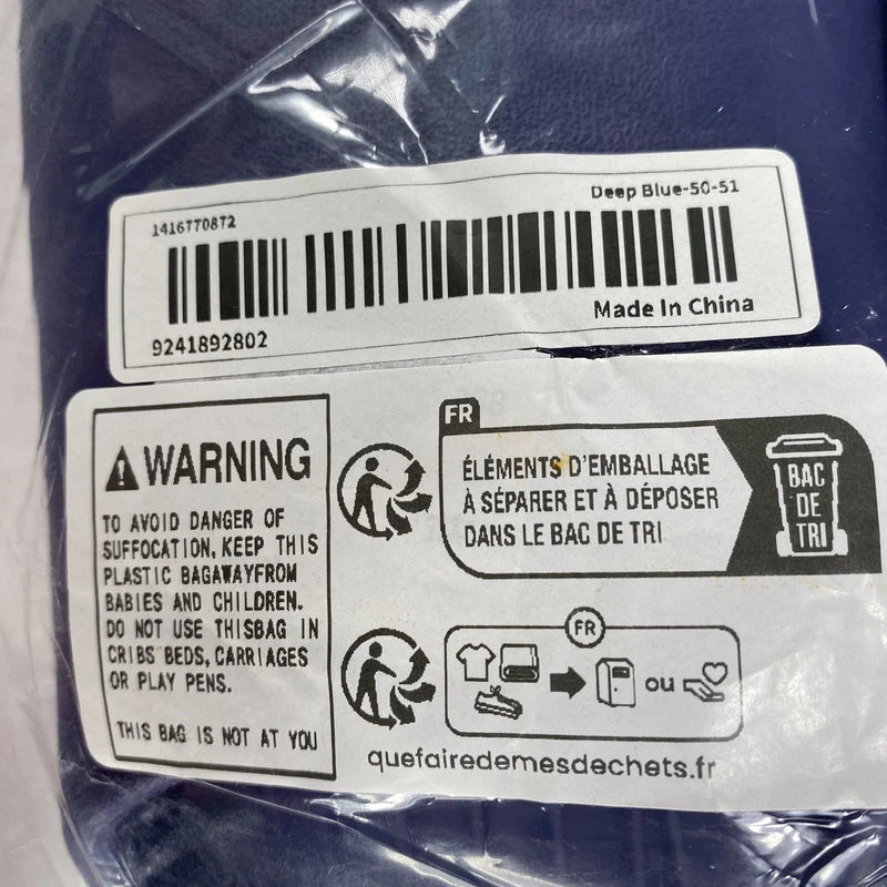 Unbranded Men's Molded Slide Sandals Sz 13.5-14 (12") Slipper Casual Beach Blue