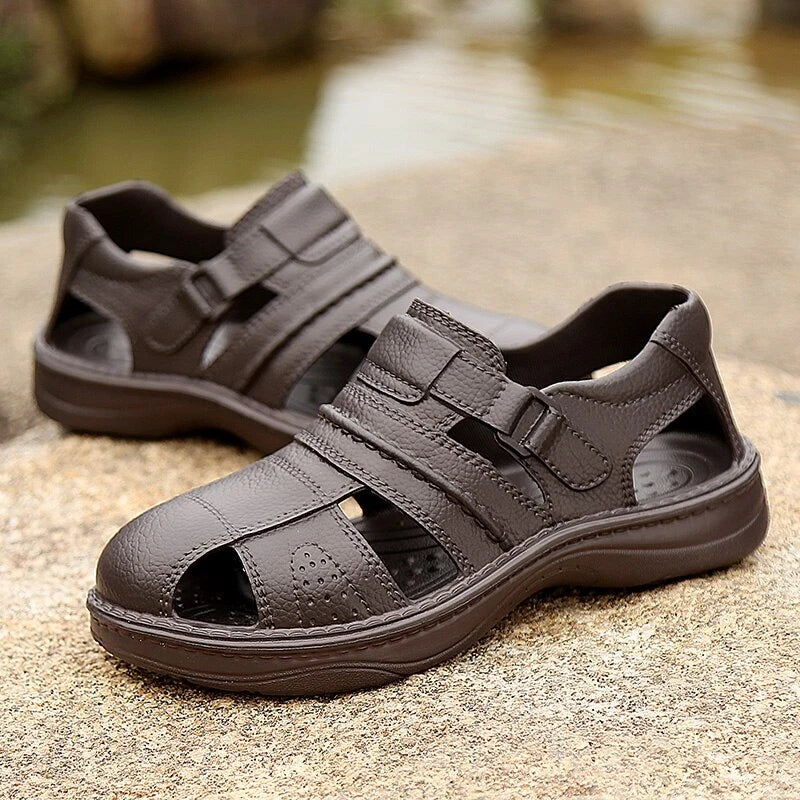 Summer Sandals for Men Fashion Comfortable Wearproof Soft Beach Slippers