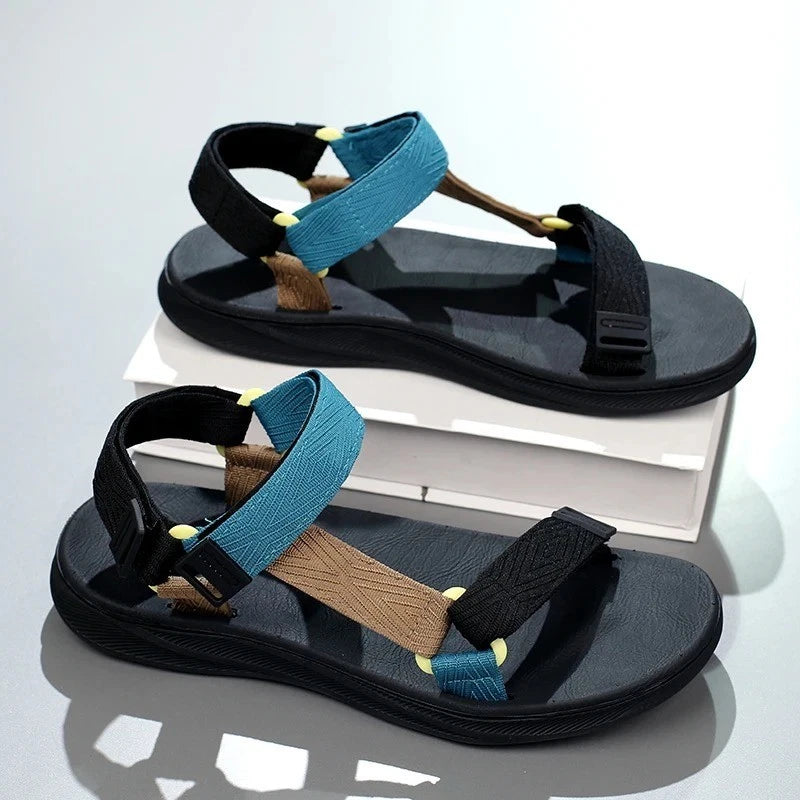New Mens Summer Outdoor Sandals Open Toe Arch Support Non-slip Beach Sandals
