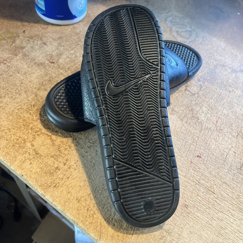 NEW Nike Mens Benassi JDI Slippers Slide Sandals Shoes 343880 Sz 12 Super Clean!